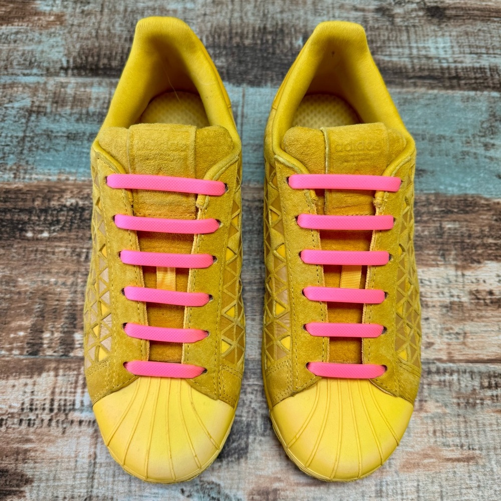 Women’s Adidas Yellow & Pink Shoes | #Z8 - Picture 2 of 15